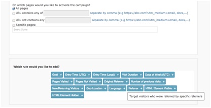 Show campaign on all pages